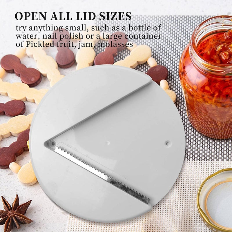 ZUIHUI Jar Opener Under Cabinet  Multi Function Easy Grip Jar Opener  One Handed Jar & Bottle Opener - Removes Tight Jar Lid for Seniors with Arthritis - Essential Kitchen Gadgets for Home Assistance - Image 5